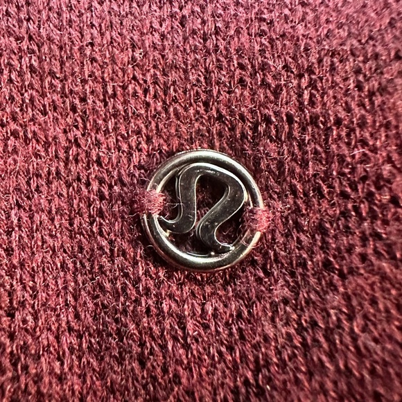 Cashmere Blend Lululemon Sweet Savasana Pullover Hoodie Sweater Size 4 Burgundy - Picture 6 of 11